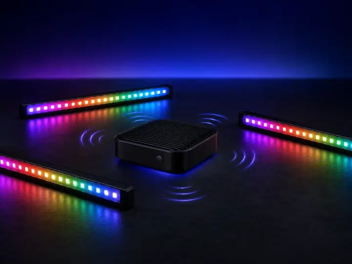 The Broadcast RGB Sync category.